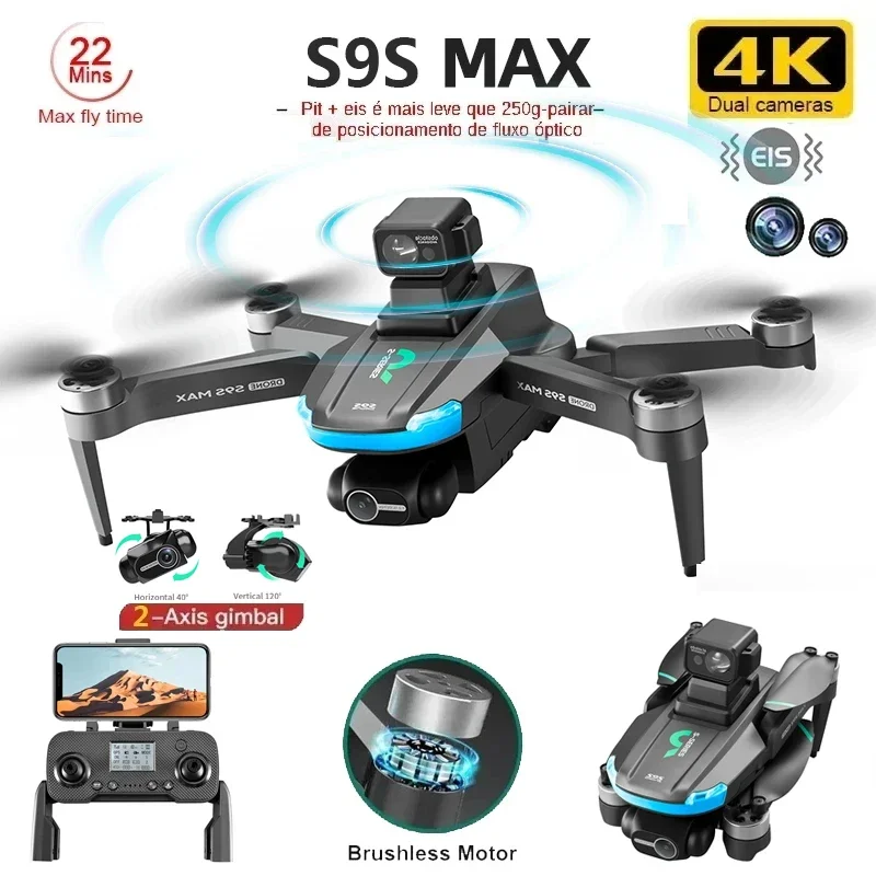 Drone Ae Rc - 새로운 S9S MAX 미니 드론 4K