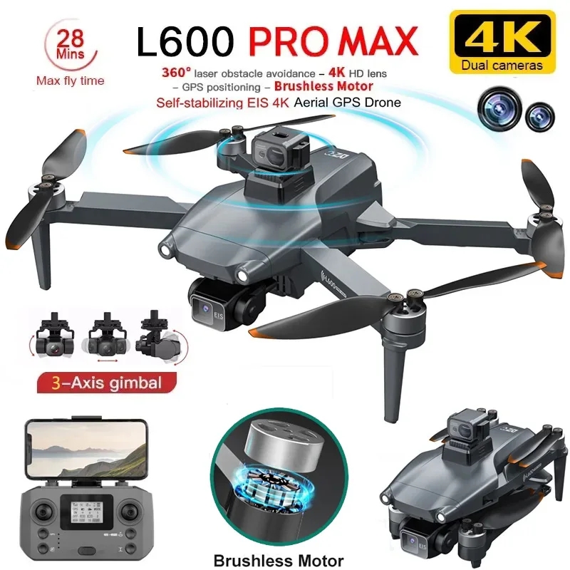 Drone Ae Rc - L600 PRO MAX GPS 드론 전문