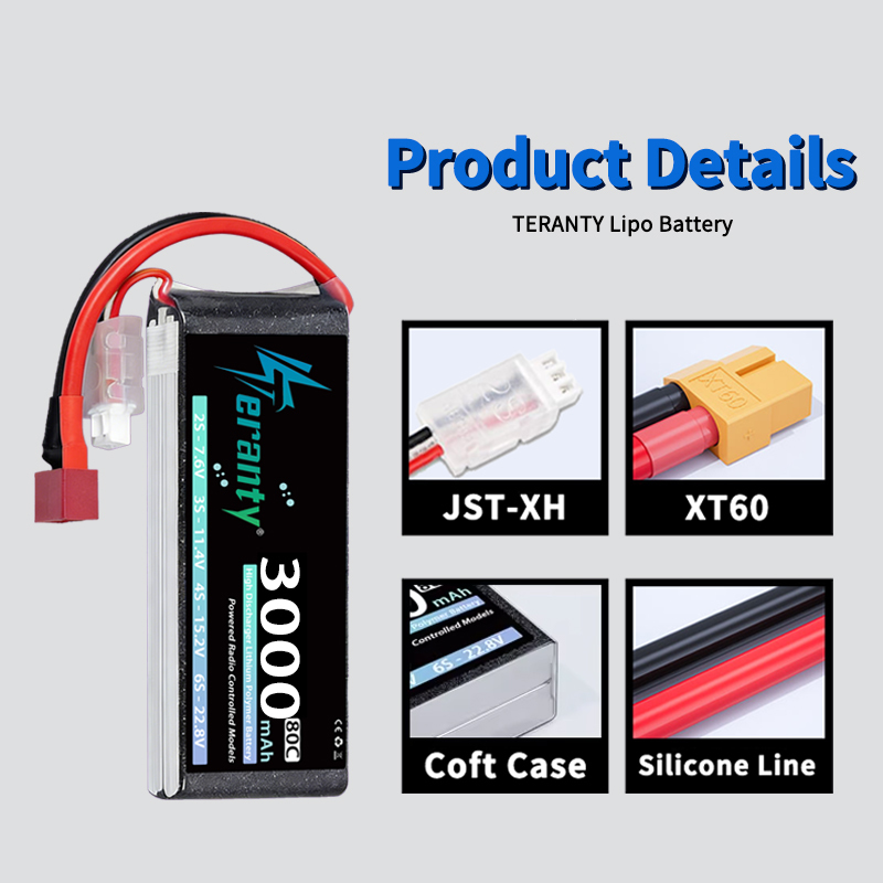 테란티 2S 3000mAh 리포 배터리 7.4V 60C - Drone And Car 리뷰 및 가격