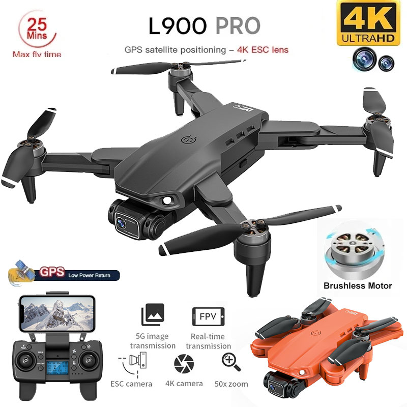 L900 Pro GPS 드론 4K 전문 HD 듀얼 카메 - Drone Ae Rc 리뷰 및 가격