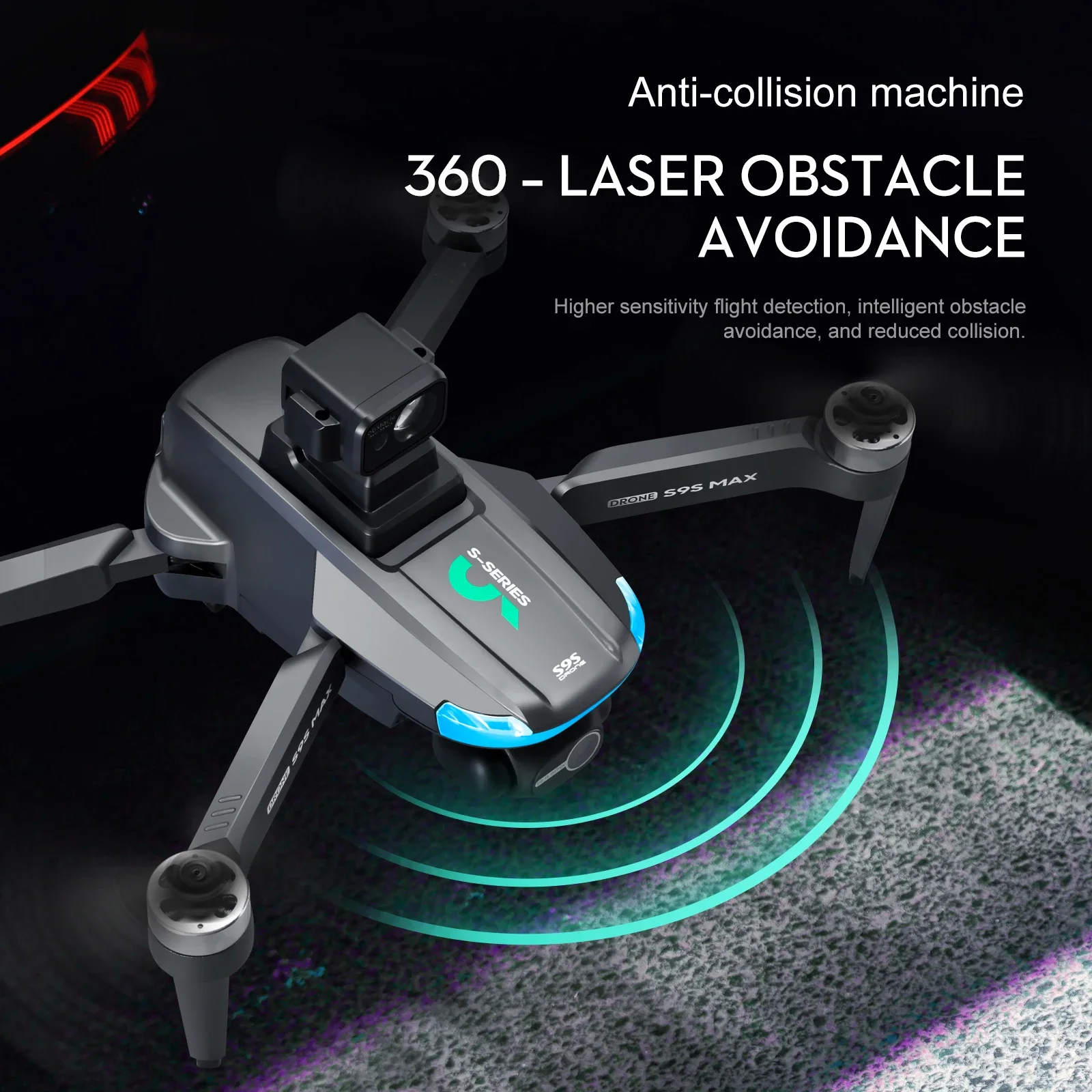 새로운 S9S MAX 미니 드론 4K 2축 PTZ HD - Drone Ae Rc 리뷰 및 가격