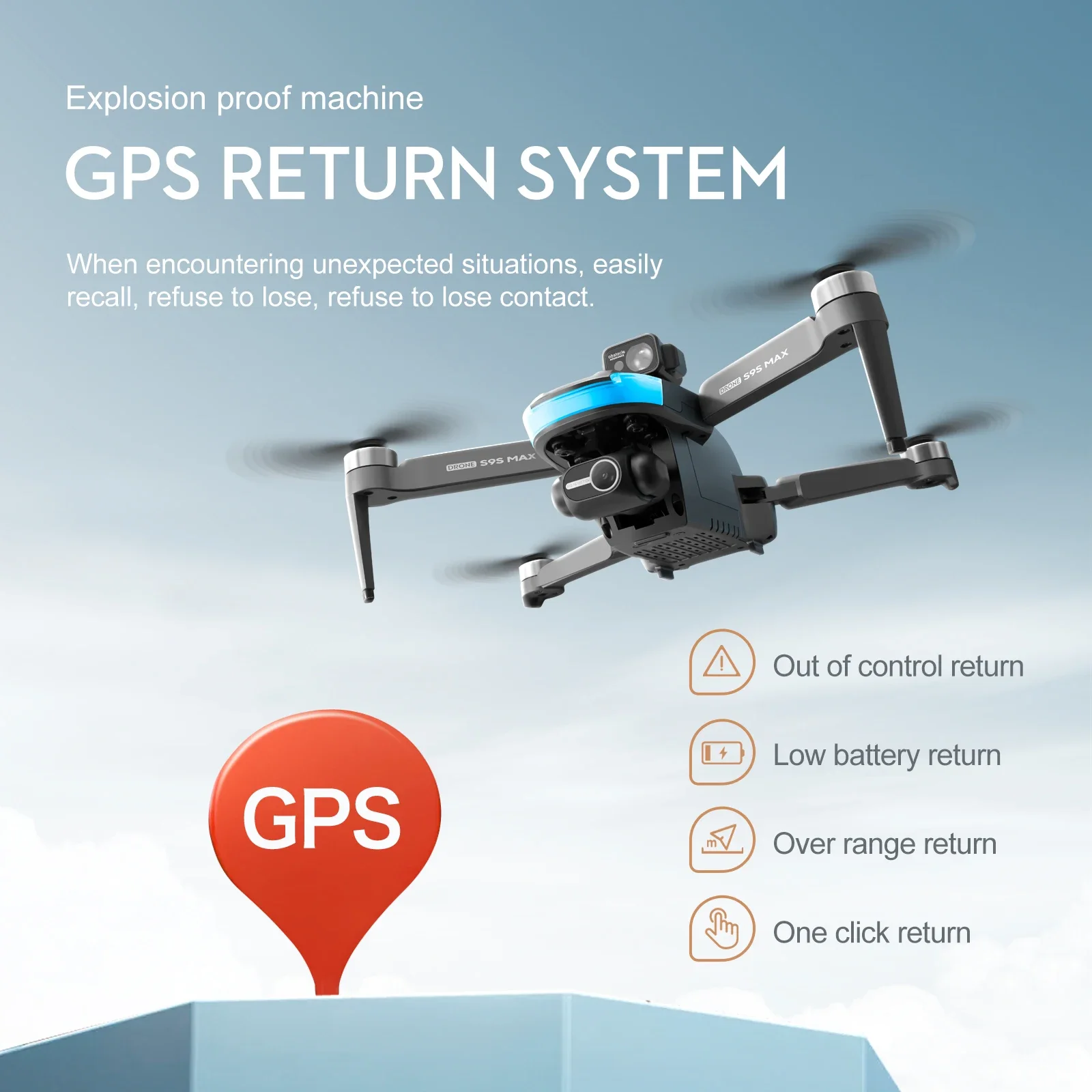 새로운 S9S MAX 미니 드론 4K 2축 PTZ HD - Drone Ae Rc 리뷰 및 가격