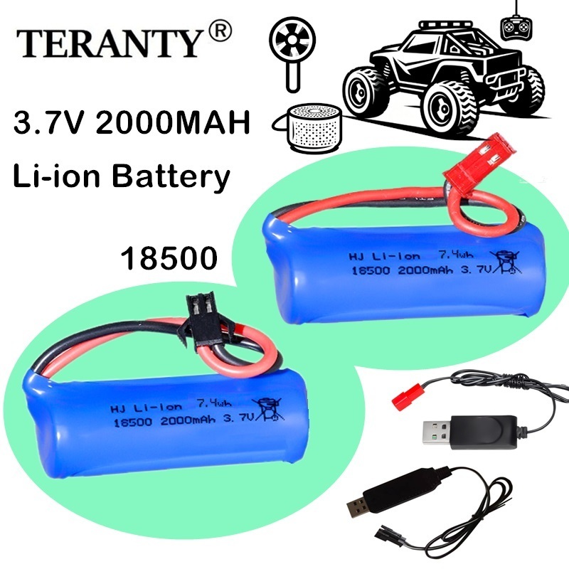 18500 리튬 이온 충전식 배터리 3.7V 2000m - Lipo Battery Charger 리뷰 및 가격