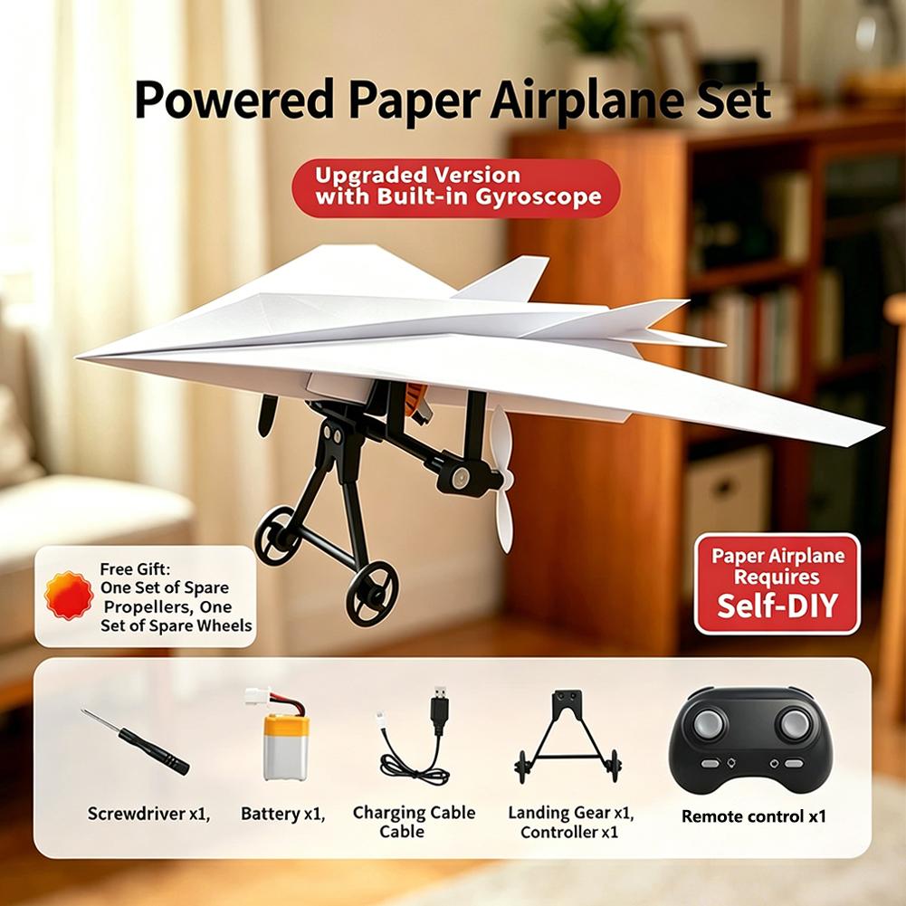 원격 조종 종이 비행기 휴대용 RC 항공기 조립 부품  - Drone Rc Jet 리뷰 및 가격