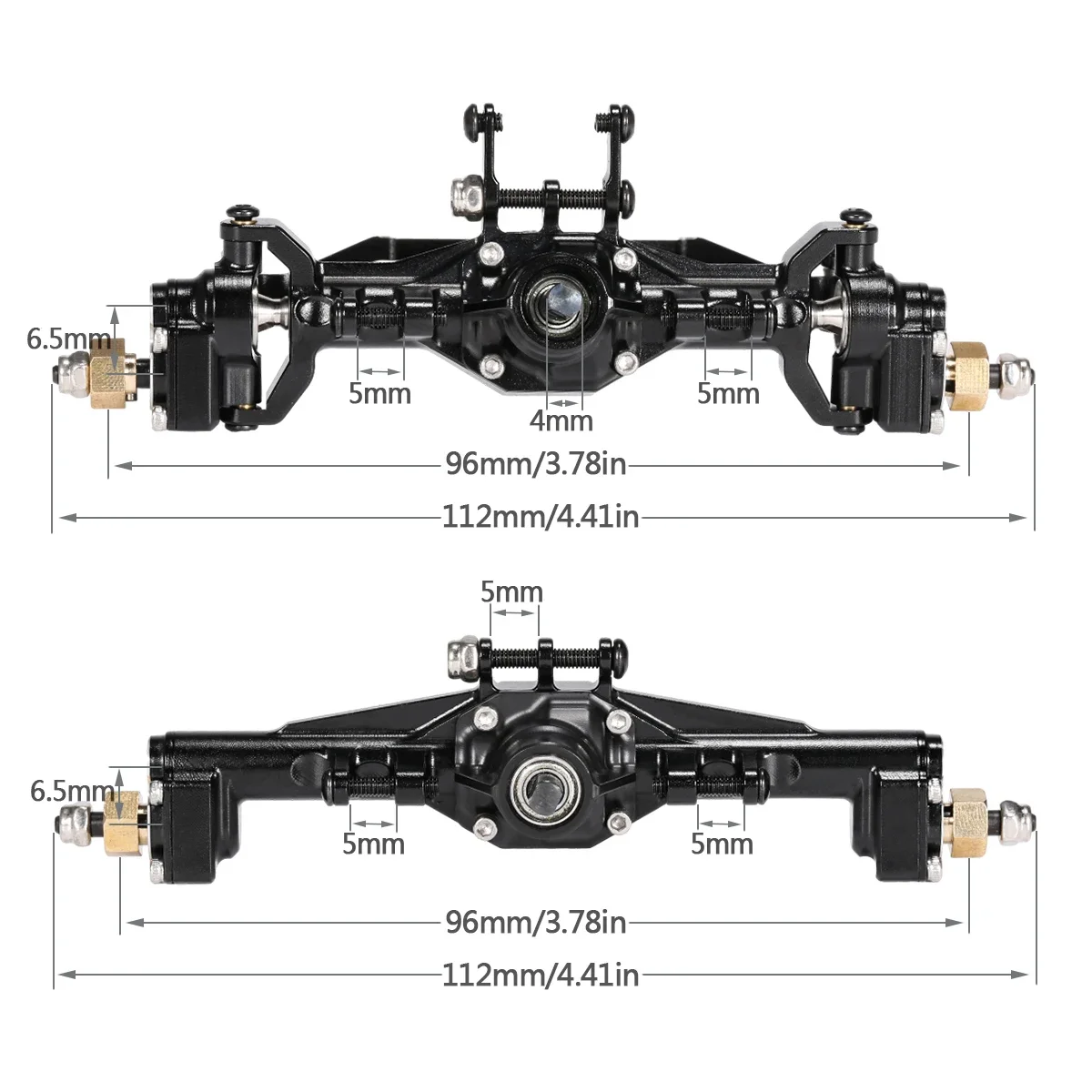 TRX4M 알루미늄 전면 후면 포털 액슬(스티어링 링크 - Rc Crawler Axle Parts 리뷰 및 가격