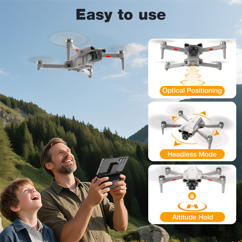 새로운 핫 L017 프로 드론 브러시리스 3D 롤 36 - Drone Ae Rc 리뷰 및 가격